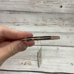 Kate Spade Ring It Up Pave Bangle Bracelet Rose Gold